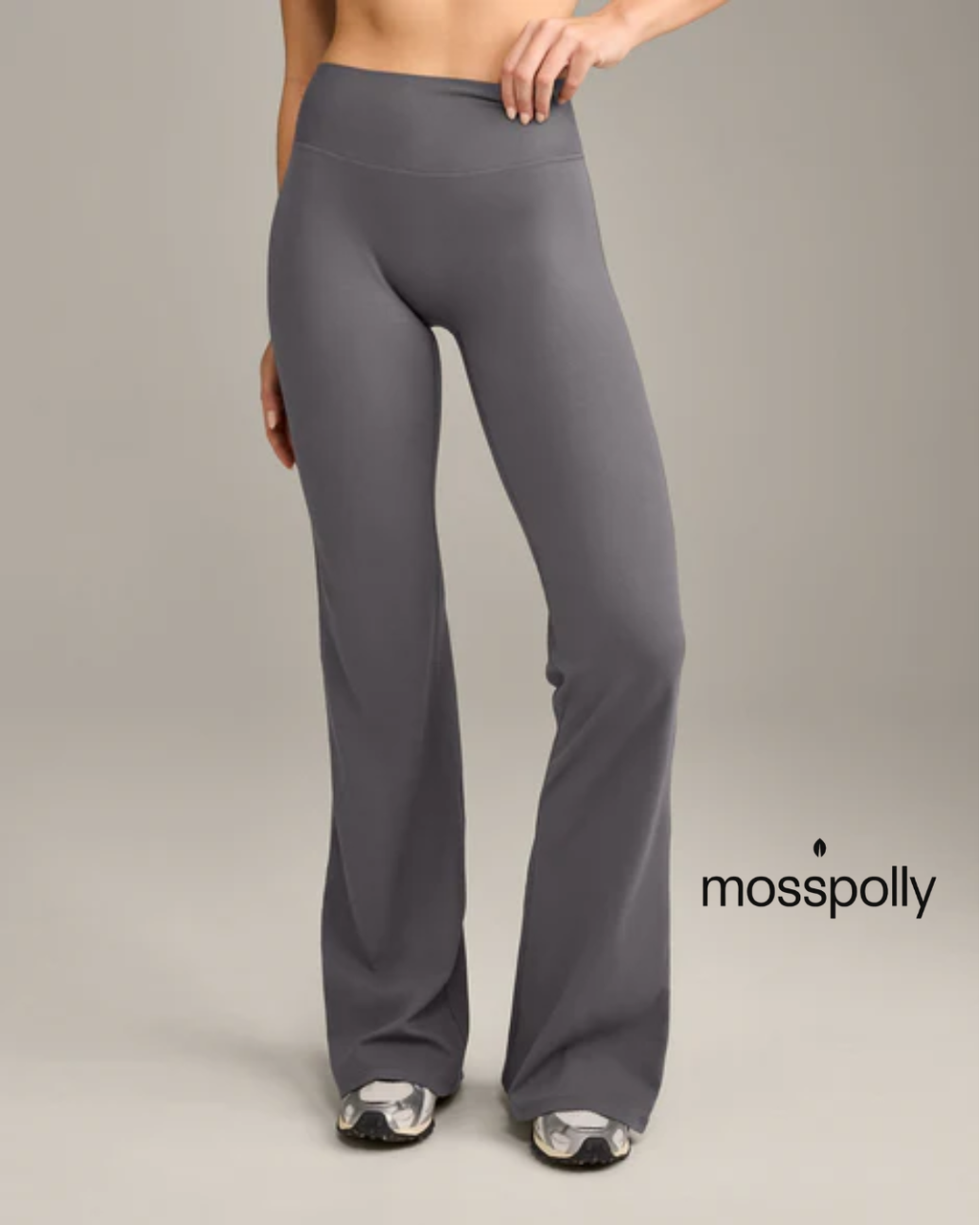 Charcoal Grey Flow Flares